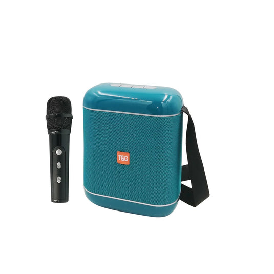 Radio Parlante USB recargable Incluye Microfono T&G TG-523K
