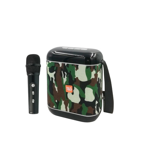Radio Parlante USB recargable Incluye Microfono T&G TG-523K