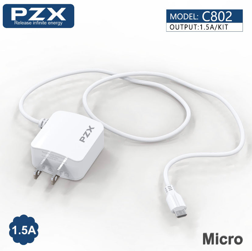 Cargador Para Celular Micro Usb (V8) PZX C802