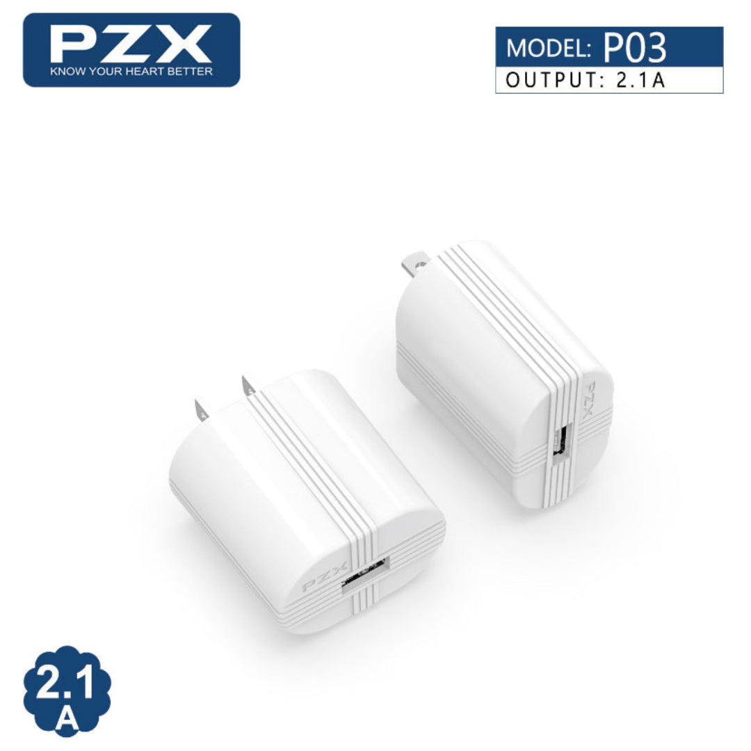 Cargador Para Celular 2.1A PZX P03 B2B