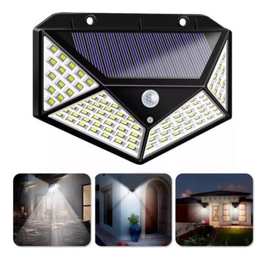 Lampara Solar Exterior Recargable sensor de movimiento