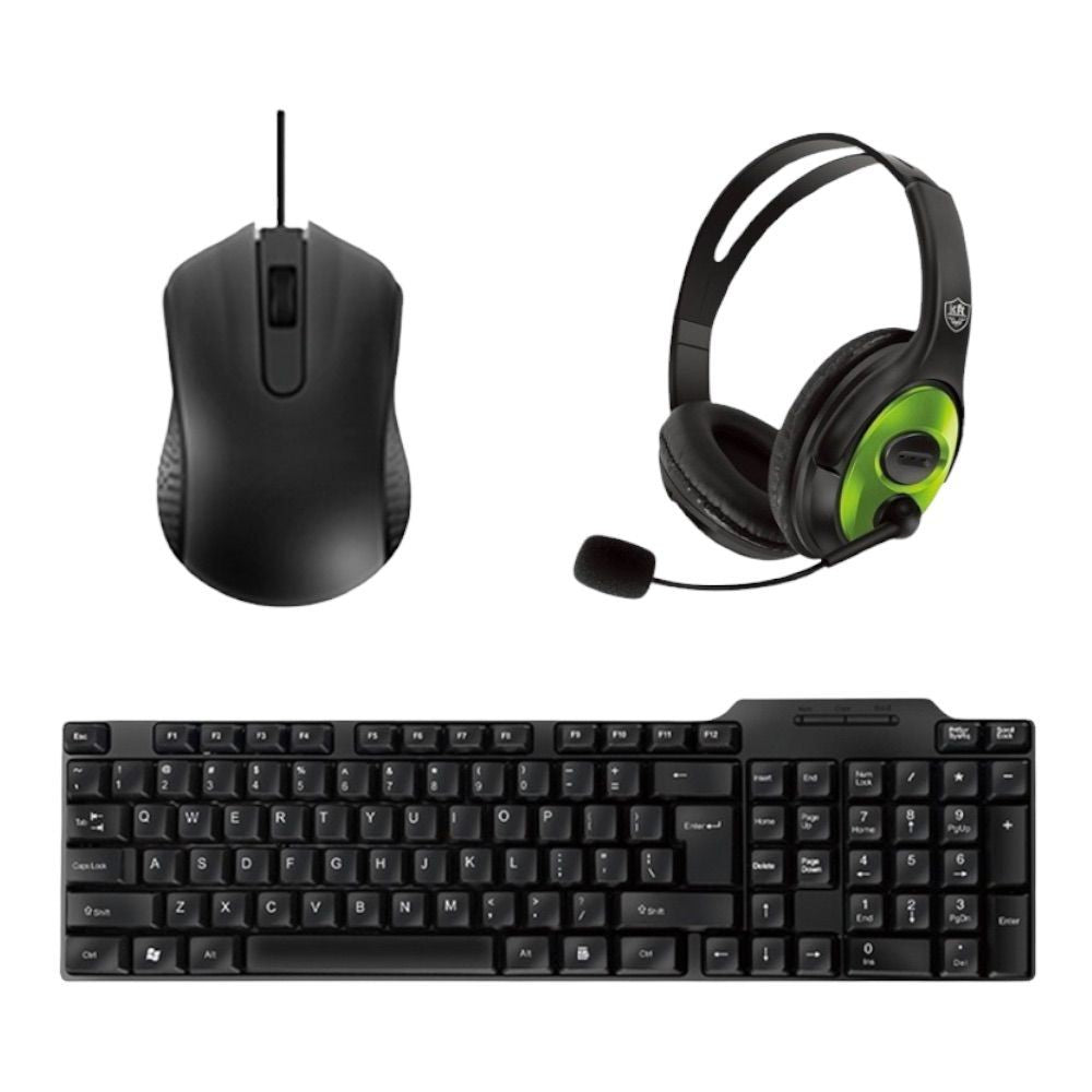 combo teclado mouse diadema K10