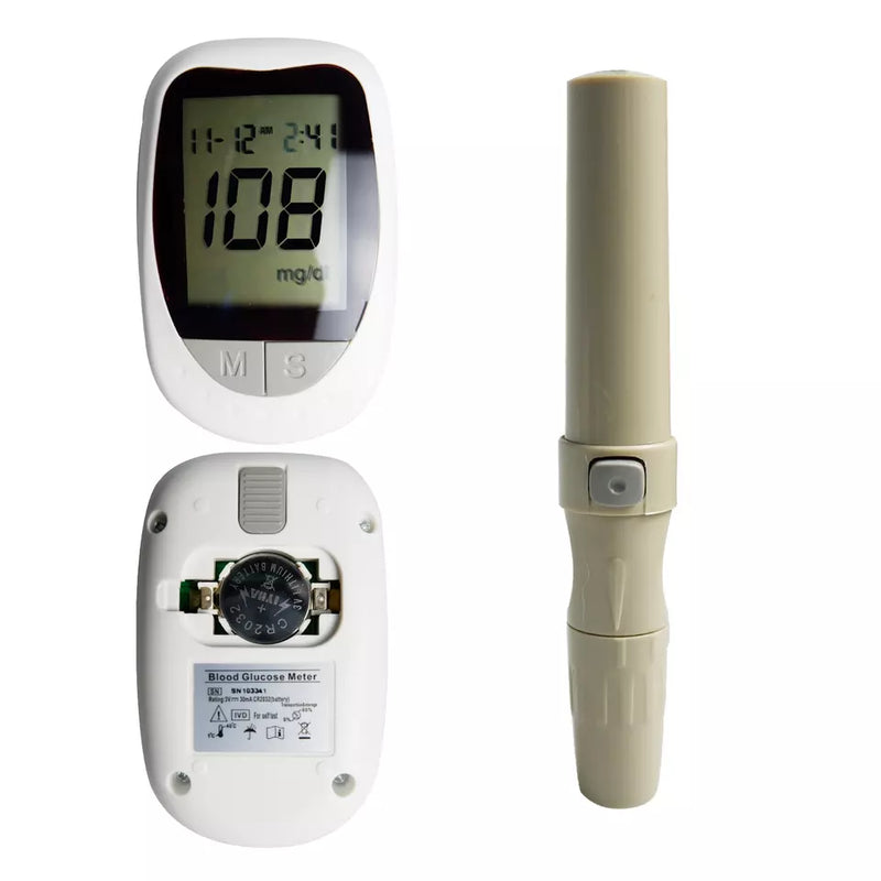 Cargue la imagen en el visor de la galería, Kit Glucómetro para la Diabetes + 50 tiras de prueba + 50 Agujas KH-100
