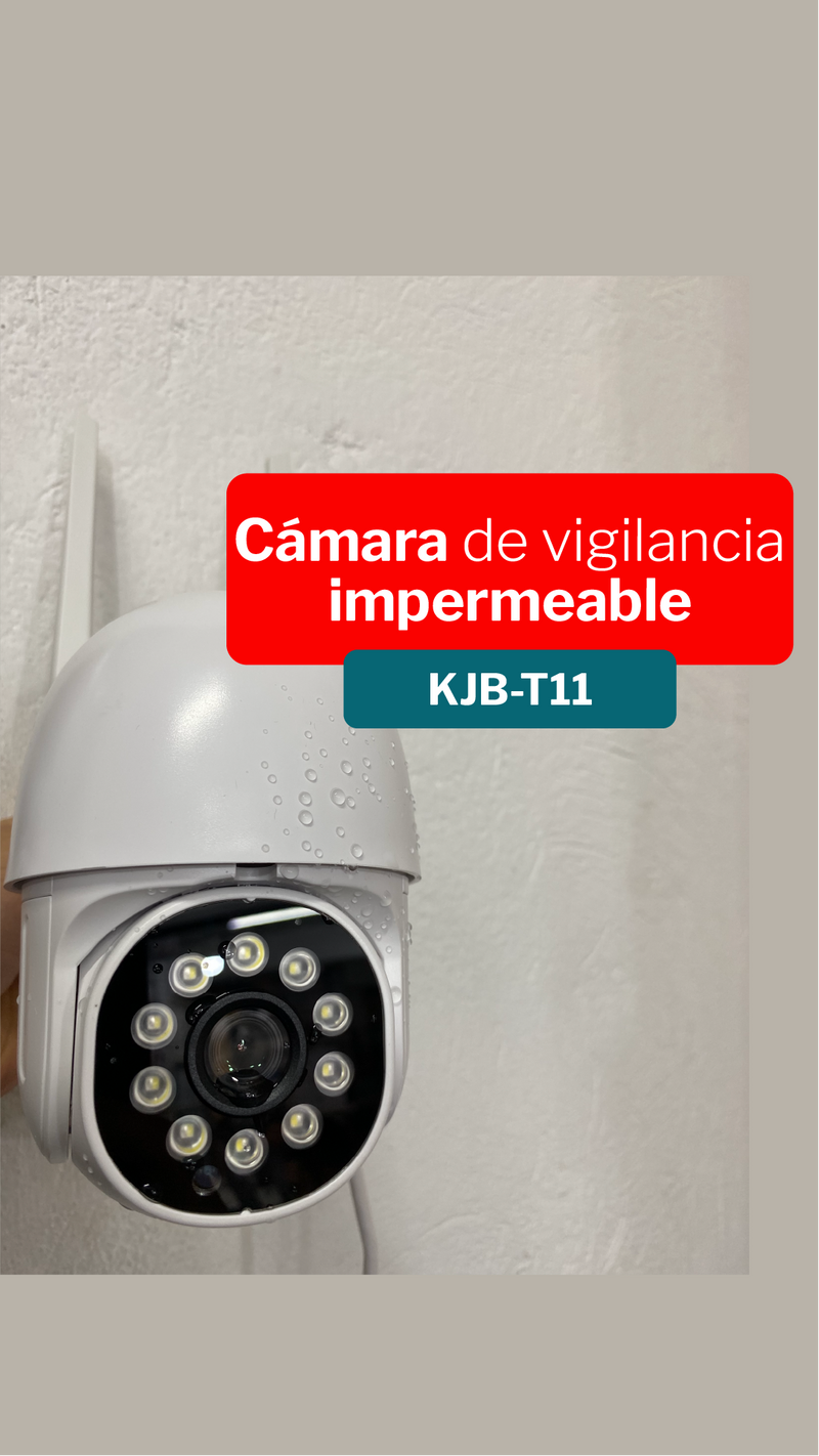 Cargue la imagen en el visor de la galería, Cámara Wifi PTZ 2.4G IP para Exteriores KJB-T11
