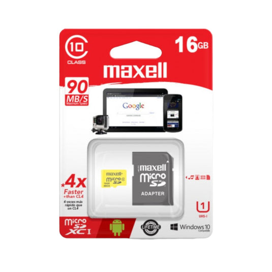 Memoria MICRO SD Maxell MCSD 16GB