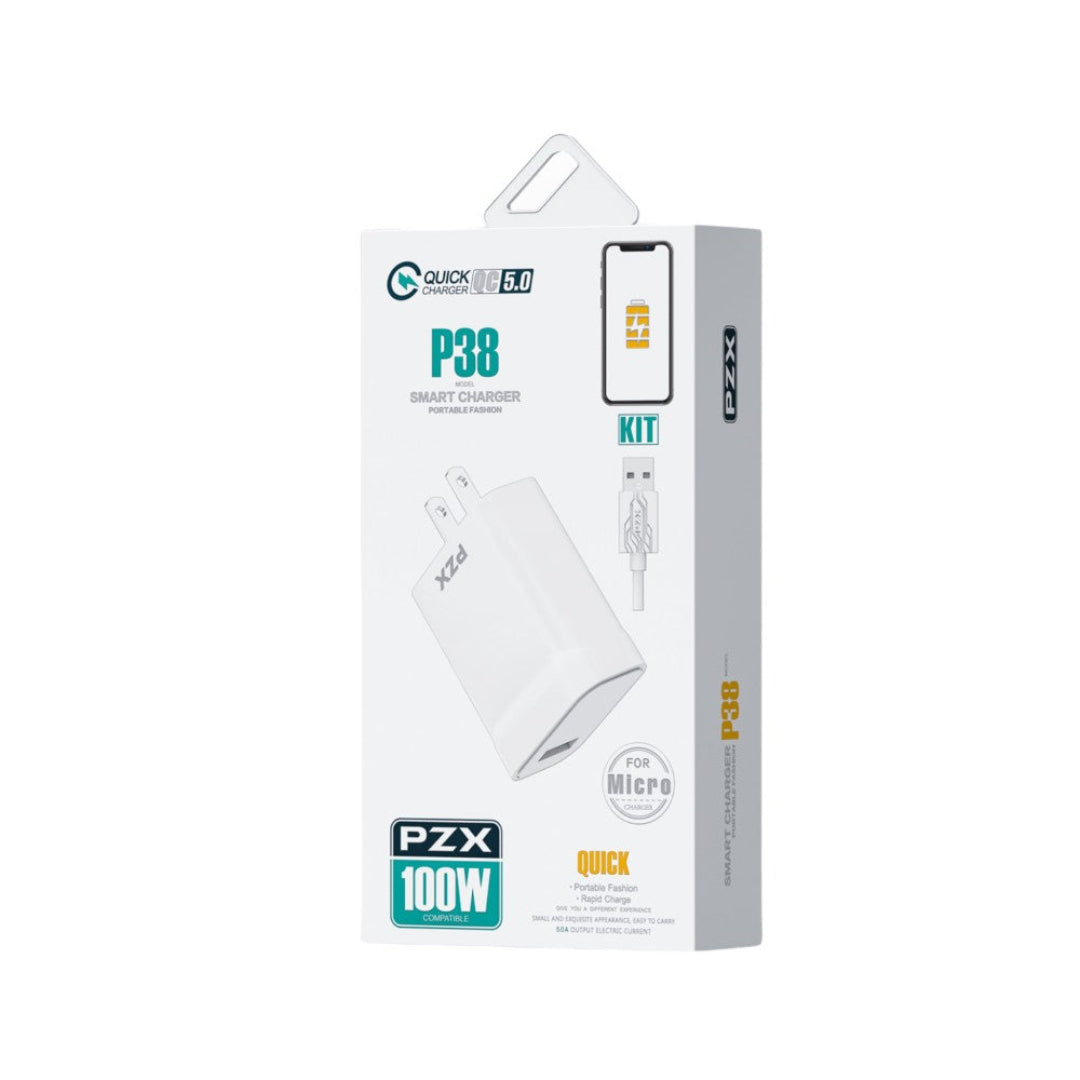 Cargador P/Telefono 100W 5A QC 5.0  PZX P38 B2B
