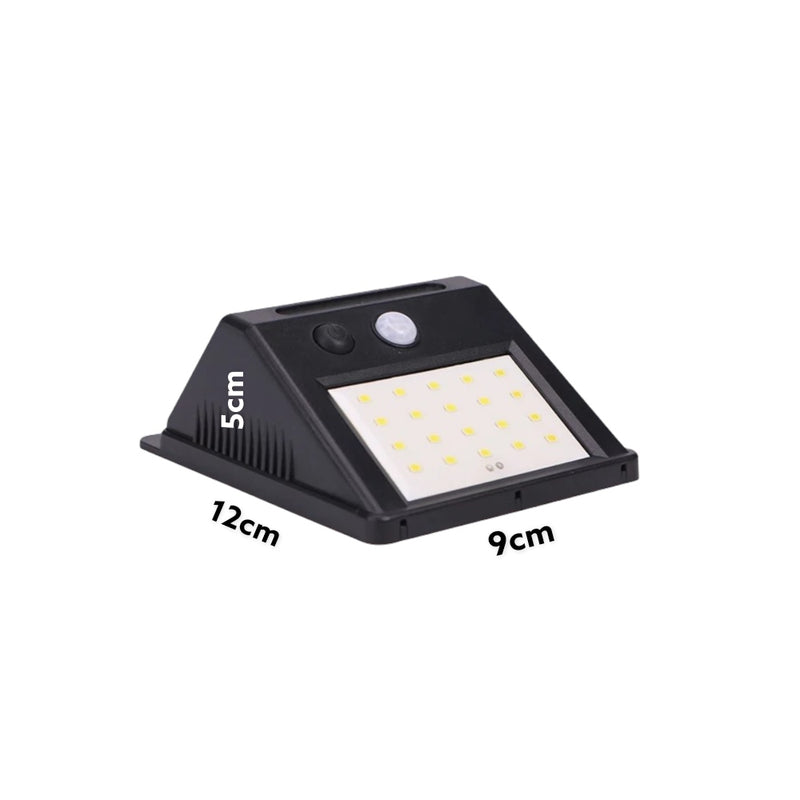 Cargue la imagen en el visor de la galería, Lampara Solar Exterior 30LED Recargable sensor de movimiento
