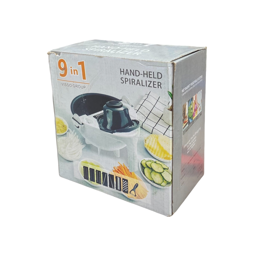 Rallador Rebanador Manual Cocina 9 en 1 Multiusos