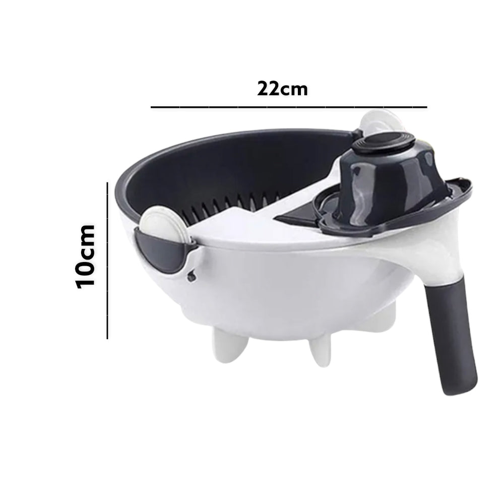 Rallador Rebanador Manual Cocina 9 en 1 Multiusos