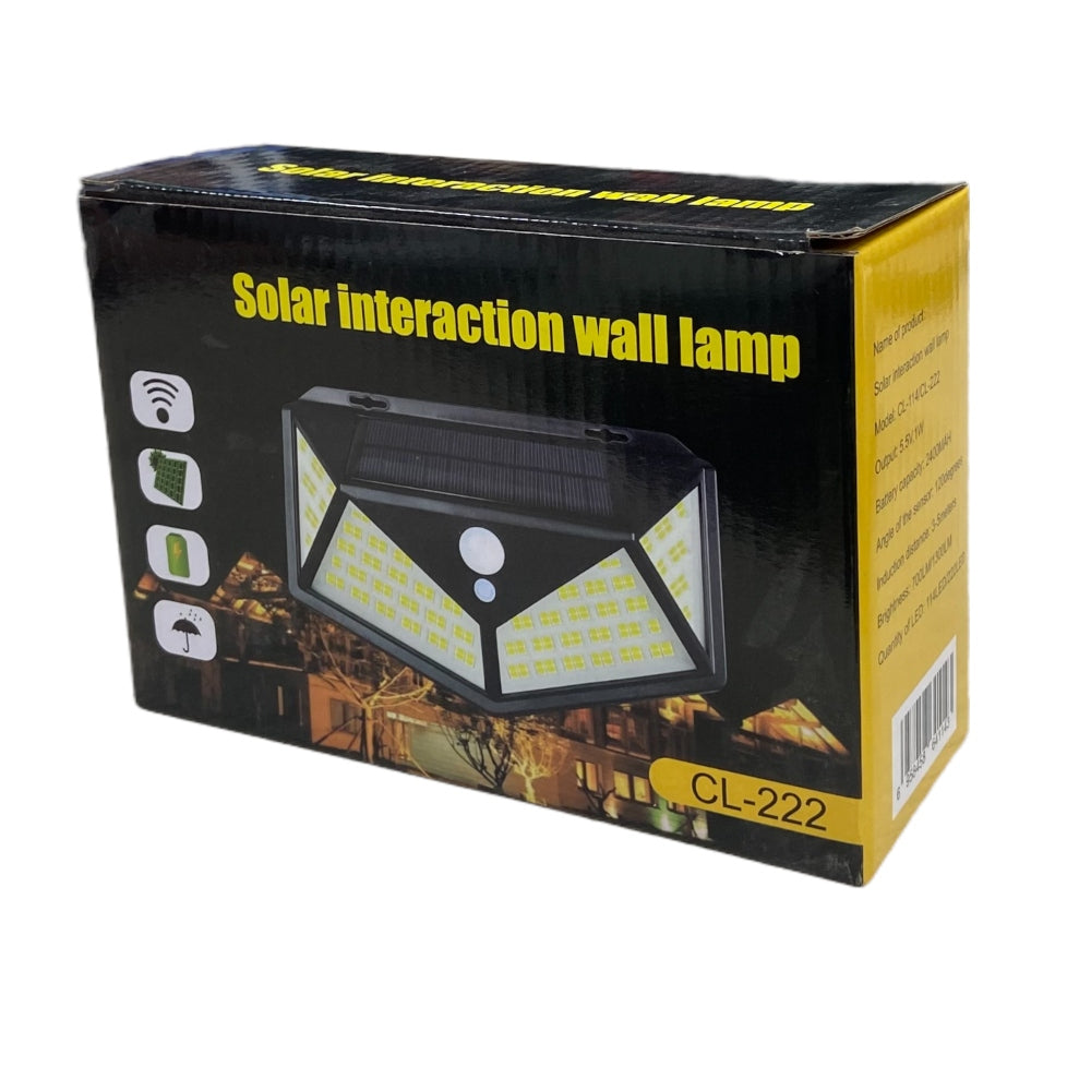 Lampara Solar Exterior Recargable sensor de movimiento