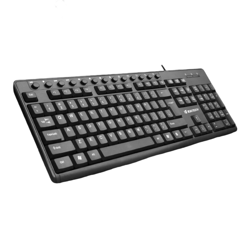 Cargue la imagen en el visor de la galería, Teclado PC USB cable K100 Jertech
