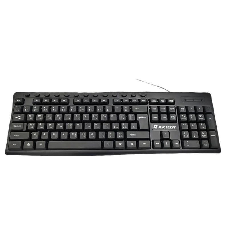 Cargue la imagen en el visor de la galería, Teclado PC USB cable K100 Jertech
