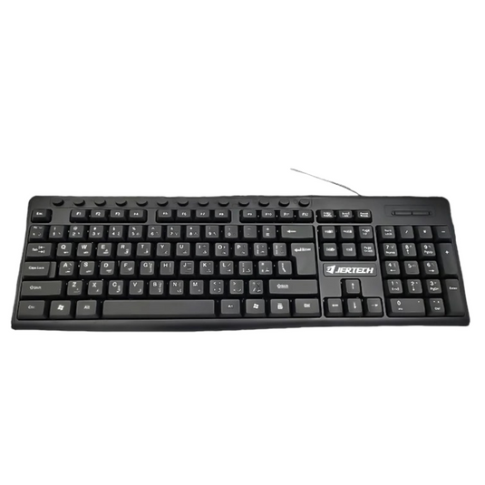 Teclado PC USB cable K100 Jertech