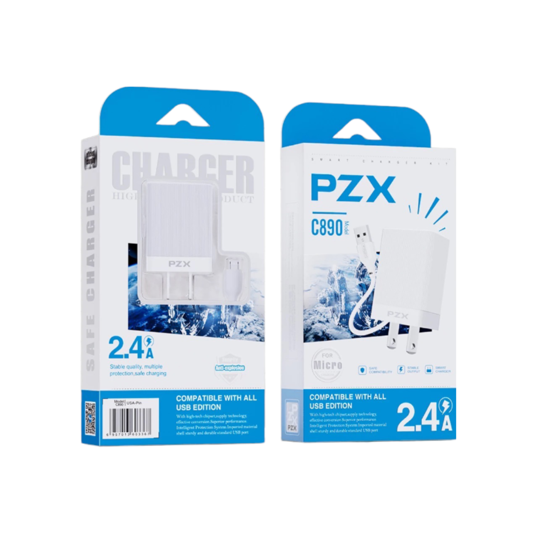 Cargador Para Celular 2.1A PZX C890 B2B