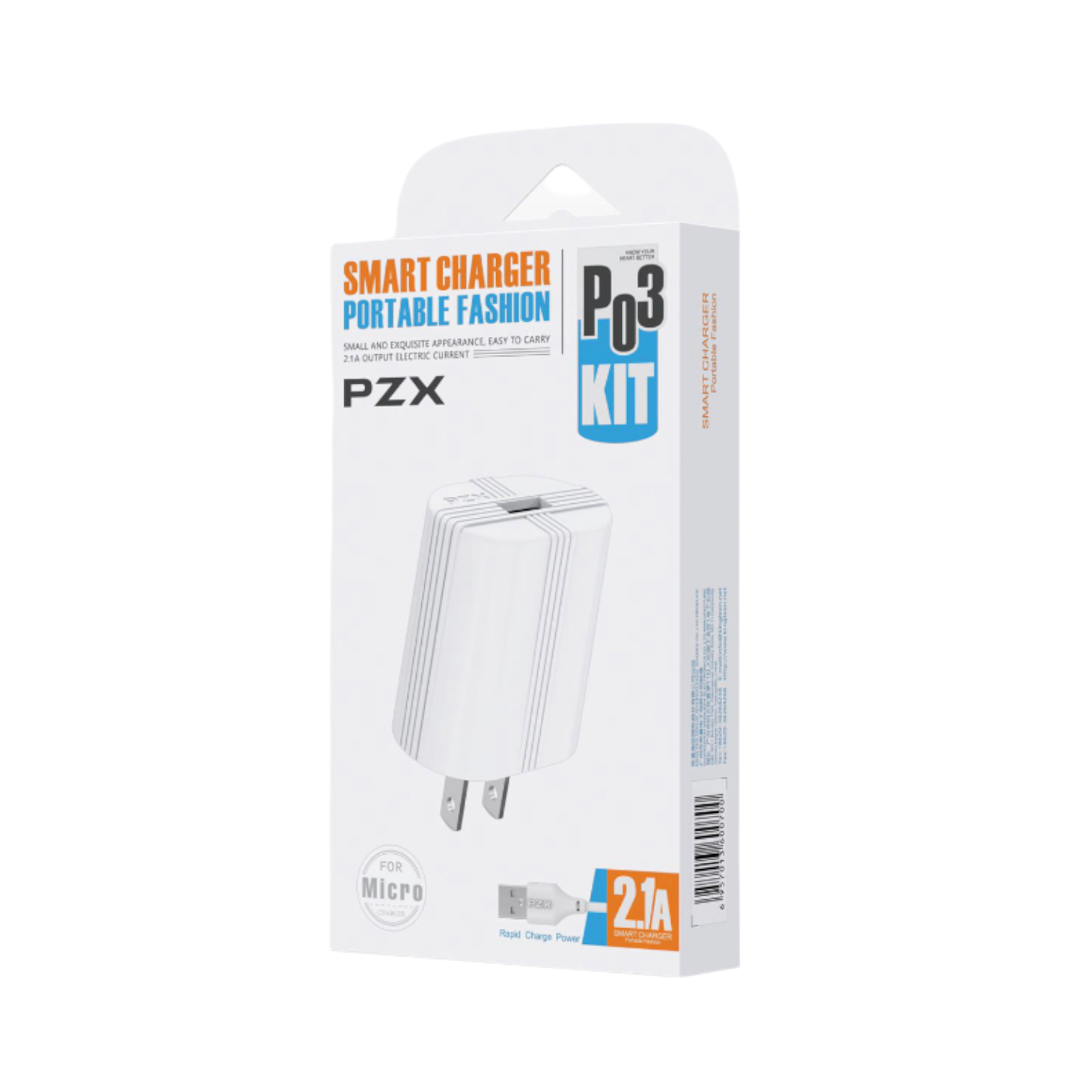Cargador Para Celular 2.1A PZX P03 B2B