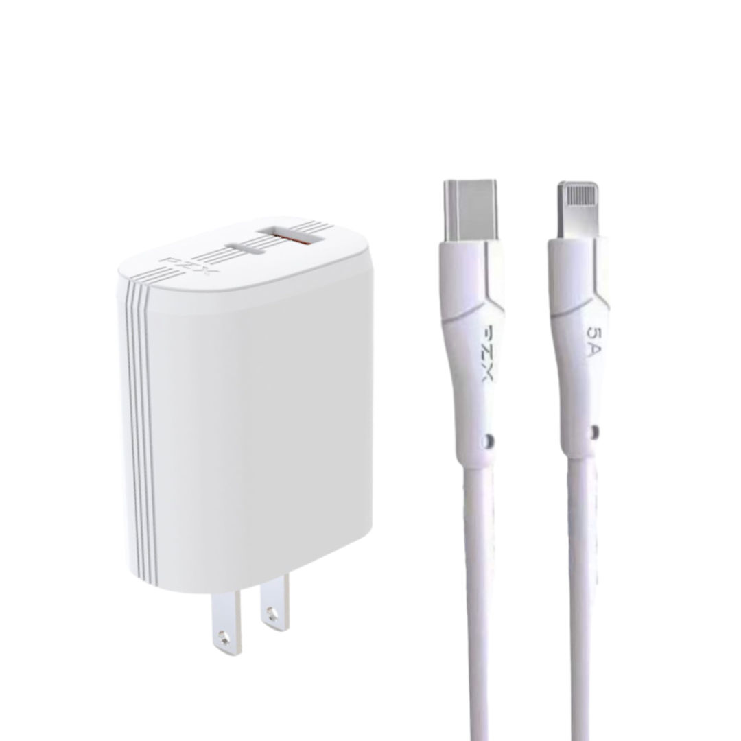 Cargador Para Celular 5A 20W QC 5.0 PD PZX P36 B2B