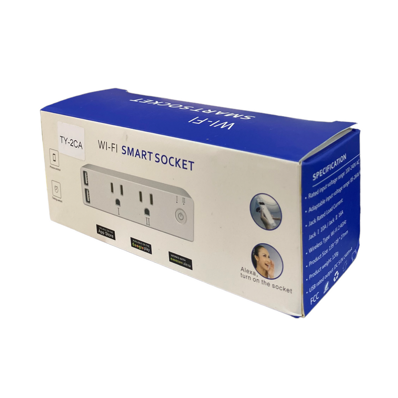 Cargue la imagen en el visor de la galería, Toma Corriente Inteligente Tuya Smart TY-2CA ¡Envio Gratis!
