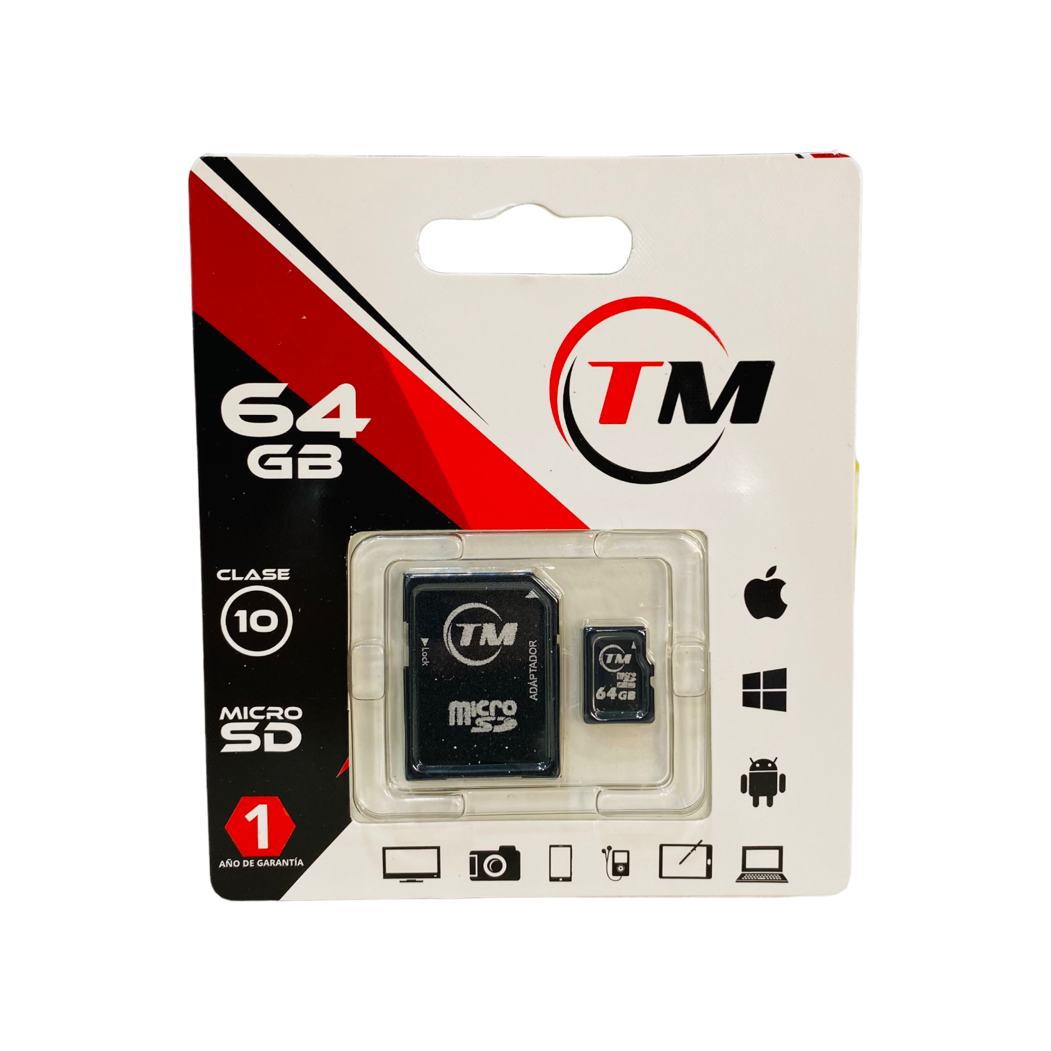 Memoria Micro SD 64GB Clase 10 TM