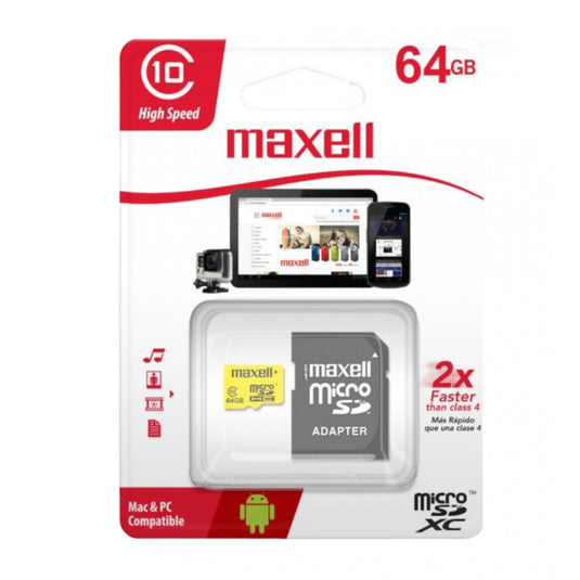 Memoria MICRO SD Maxell SDXC 64GB