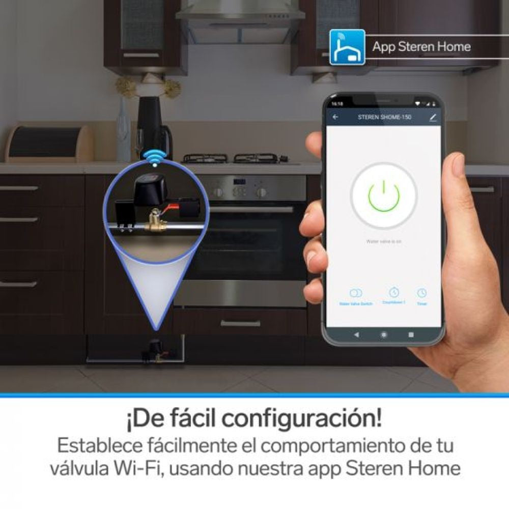 Operador WIFI Para Válvula De Paso Steren SHOME-150