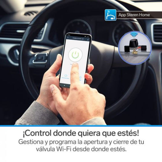Operador WIFI para válvula de paso Steren SHOME-150