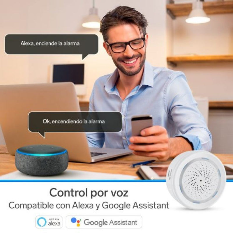 Cargue la imagen en el visor de la galería, Sirena WIFI Steren SHOME -165
